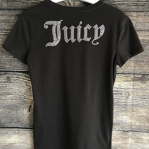 Juicy Couture T-Shirt Medium Black Label LA - Picture 6 of 8